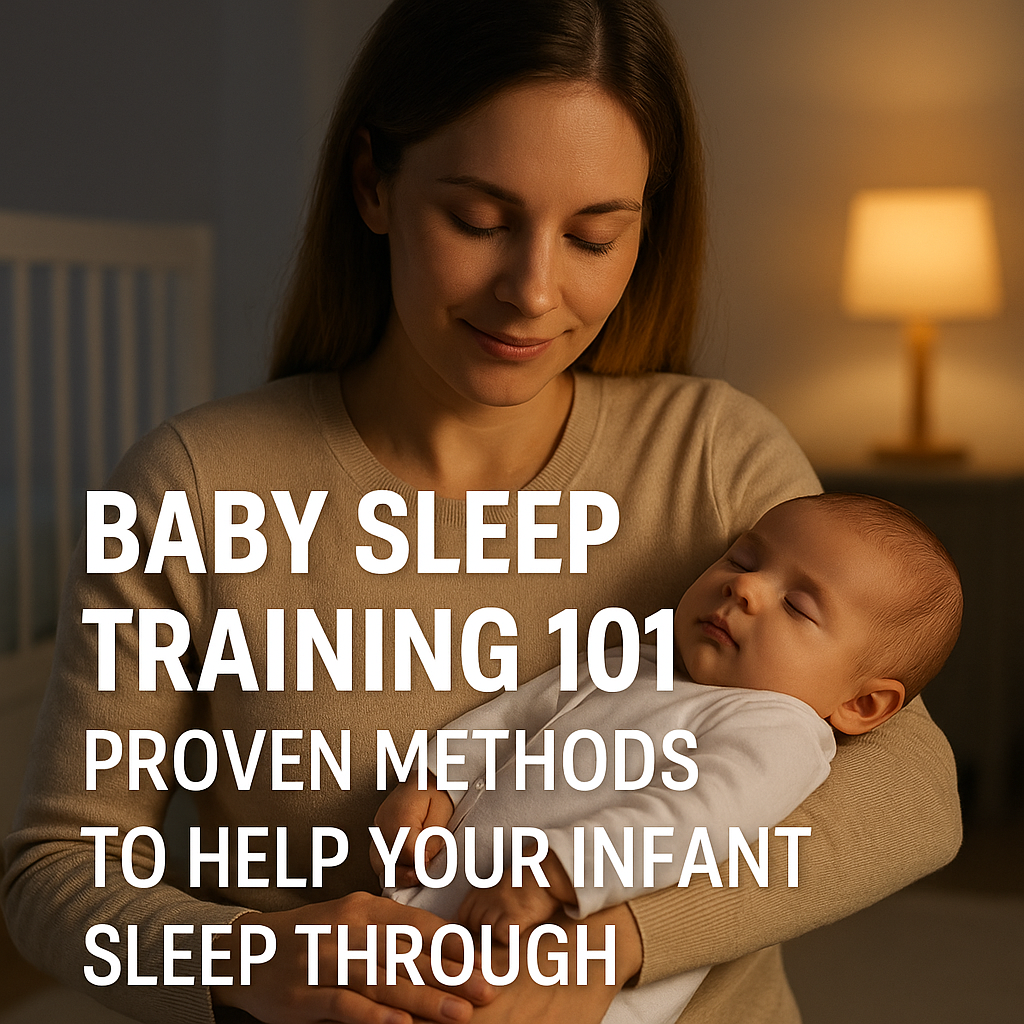 Baby sleeping peacefully at night during sleep training.