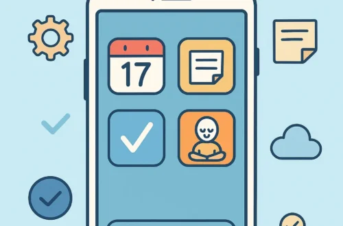 best productivity apps 2025 smartphone illustration